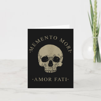 スカル男性へシャツ&レディースMemento Mori Stoici カード