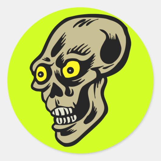 スカル目 ラウンドシール (正面)