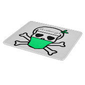 スカル着用マスクThunder_Cove カッティングボード (角)