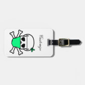 スカル着用マスクThunder_Cove ラゲッジタグ (正面横)