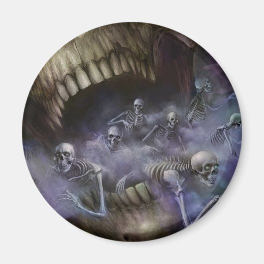 スカル磁石 マグネット (正面)