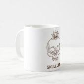 スカル禅 コーヒーマグカップ (正面左)