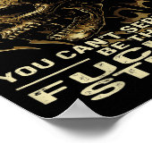 スカル私は私が1日に何回私が望むのトラックを失う ポスター (角)