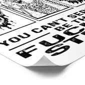 スカル私は私が1日に何回私が望むのトラックを失う ポスター (角)