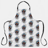 スカル糖スカル エプロン (正面)