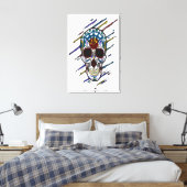 スカル糖スカル キャンバスプリント (インサイチュ (寝室))