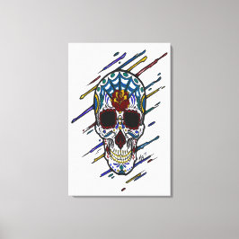 スカル糖スカル キャンバスプリント