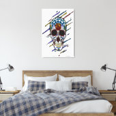 スカル糖スカル キャンバスプリント (インサイチュ (寝室))