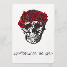 スカル結婚式招待状 – ティルデスDo Us Part