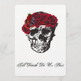 スカル結婚式招待状 – ティルデスDo Us Part 招待状