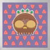 スカル美しい ポスター (正面)