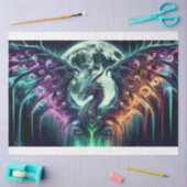 スカル翼ドラゴン 薄葉紙 (クラフト)