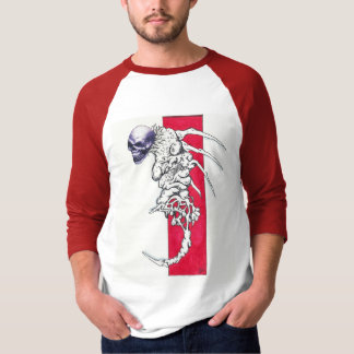 スカル脊椎 Tシャツ