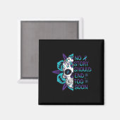 スカル自殺認識度メンタルヘルス マグネット (正面/裏面)