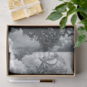 スカル船海賊世界の切り離 薄葉紙 (ギフト)