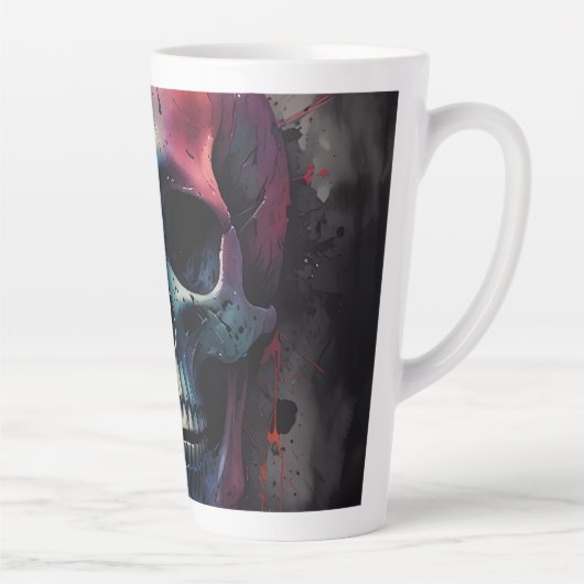 スカル色頭 カフェラテマグ (右)