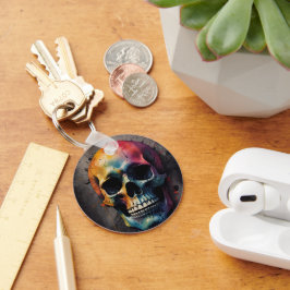 スカル色頭 キーホルダー