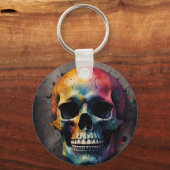 スカル色頭 キーホルダー (正面)