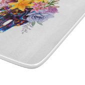 スカル花びら カッティングボード (角)