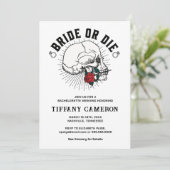 スカル花嫁またはダイゴシックバチェロレッテ 招待状 (スタンド正面)