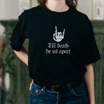 スカル花嫁または死ぬまで死ぬバチェロレッテ Tシャツ<br><div class="desc">Future Mrs. Gothic Skeleton Bride</div>