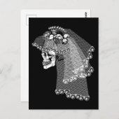 スカル花嫁 ポストカード (正面/裏面)