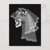 スカル花嫁 ポストカード (正面)