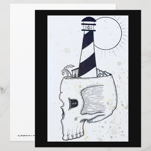 スカル芸術 (正面/裏面)