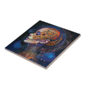 スカル華美ウーマンシュールアルアート タイル (側面)