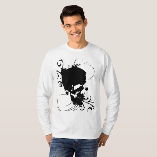 スカル華麗さ Tシャツ (正面フル)