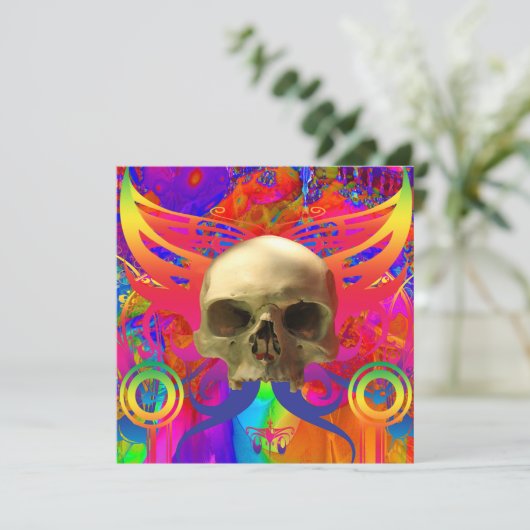 スカル蝶の色 カード (スタンド正面)