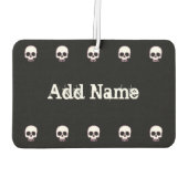 スカル行を追加文字空気清浄機 カーエアーフレッシュナー (裏面)