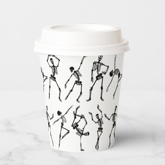 スカル踊り 紙コップ (正面)