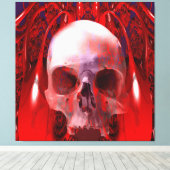 スカル輸血 キャンバスプリント (インサイチュ (ウッドフロア))