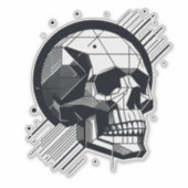 スカル違うスタイル34 シール (正面)