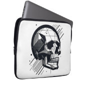 スカル違うスタイル38 ラップトップスリーブ (正面右)