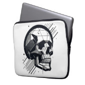 スカル違うスタイル38 ラップトップスリーブ (正面左)