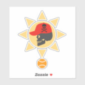 スカル野球 シール (シート)