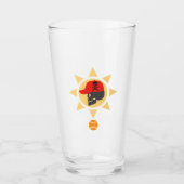 スカル野球 タンブラーグラス (正面)