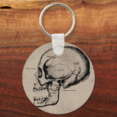 スカル鎖 キーホルダー (正面)