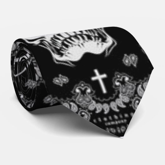 スカル関係 ネクタイ (ロール)