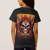 「スカル陛下：ドラゴンの抱擁」 Tシャツ (裏面)