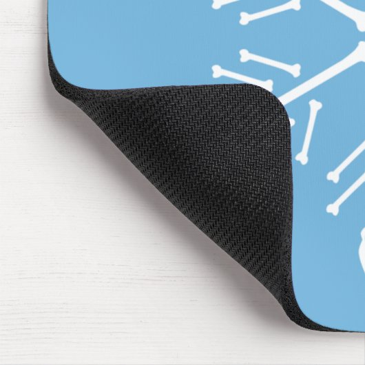 スカル雪 マウスパッド (コーナー)