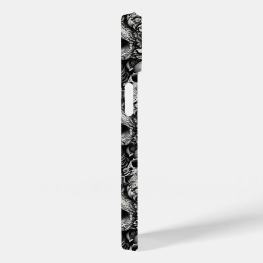 スカル電話ケース Case-Mate iPhoneケース (裏面 / 右)