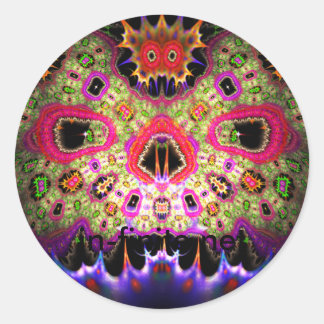 スカル面 ラウンドシール