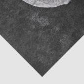 スカル頭ゴシック白グランジ色 薄葉紙 (詳細)