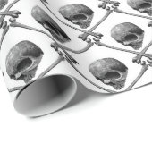 スカル頭蓋型 ラッピングペーパー (ロールコーナー)