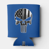 スカル頭部補正担当役員フラグクーラーボックス 缶クーラー (裏面)