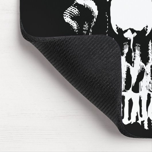 スカル顔 マウスパッド (コーナー)