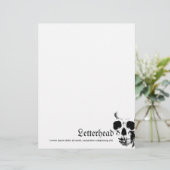 スカル顔 レターヘッド (スタンド正面)